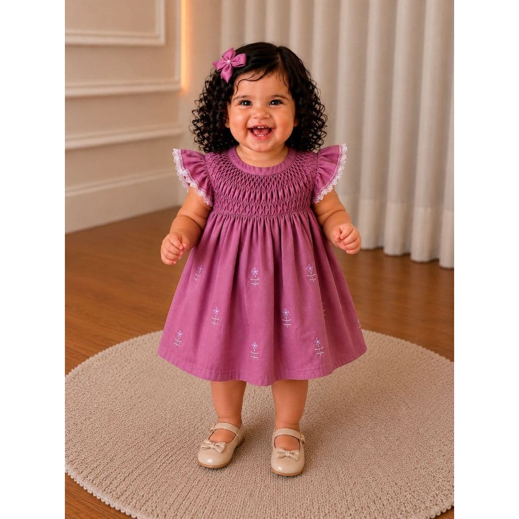 Vestido Casinha de Abelha Bebê Menina Infantil