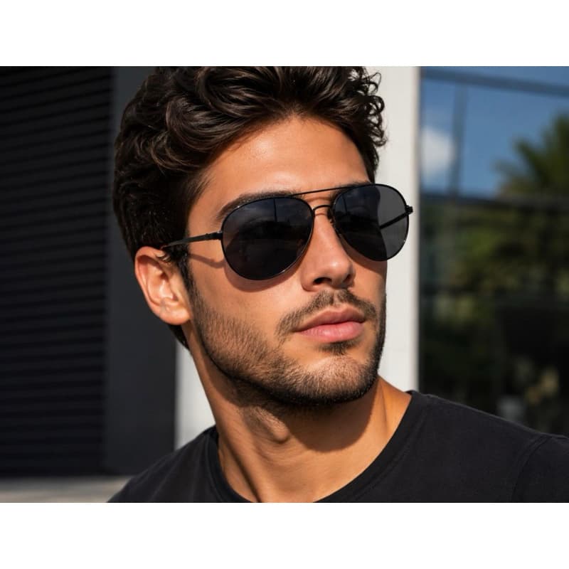 Óculos de Sol Aviador Unissex Com Proteção Uv