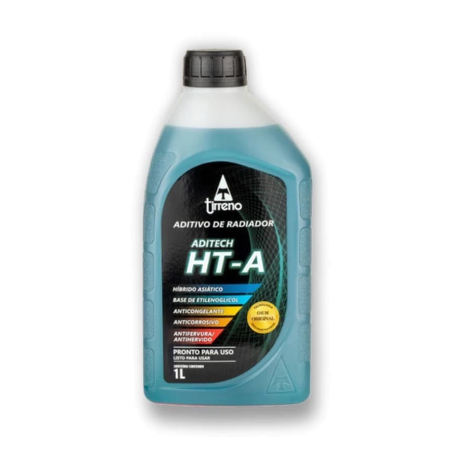Aditivo Radiador HT-A Azul Pronto Uso Original Tirreno Hyundai Toyota Honda Nissan Mitsubishi