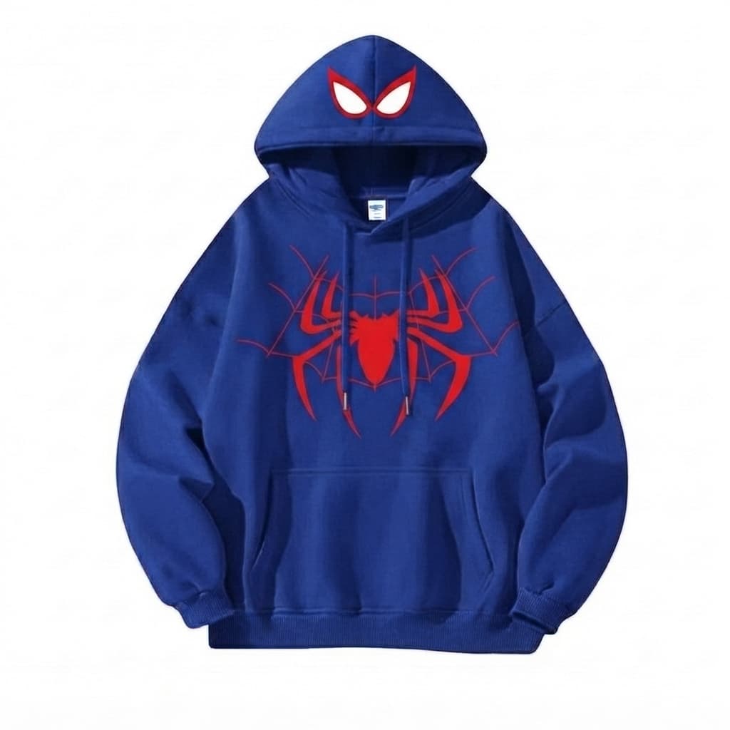 Moletom Homem Aranha Infantil Menino Menina Unissex Flanelado Blusa Frio Capuz Street Spider Premium