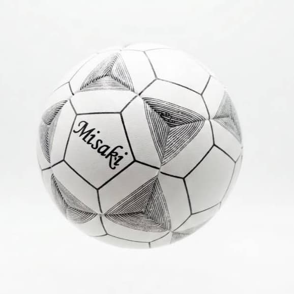 Bola futebol de couro sintético costurada a mão tamanho 4 oficial