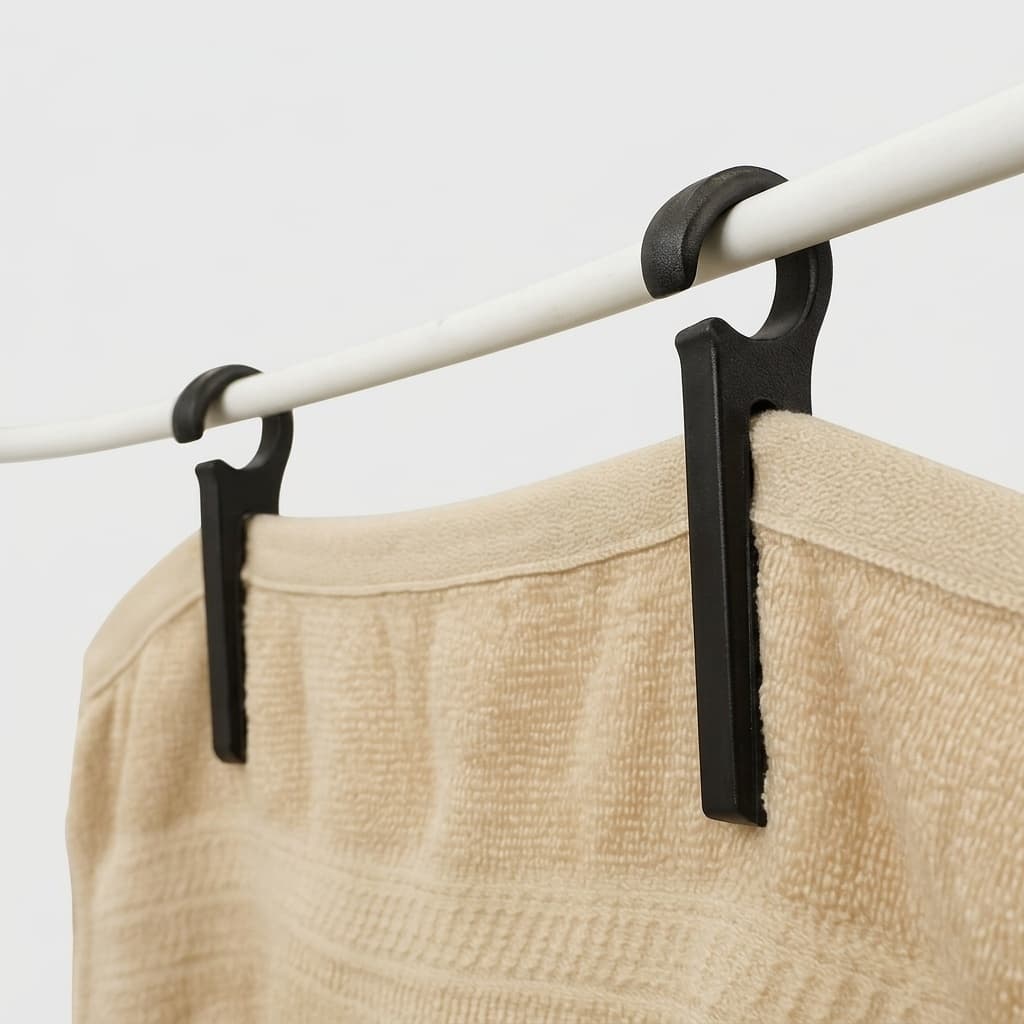 Kit 6 Pregador de Roupas Prendedor C/ Gancho, Multifunção, Roupas Pesadas Tênis Jeans