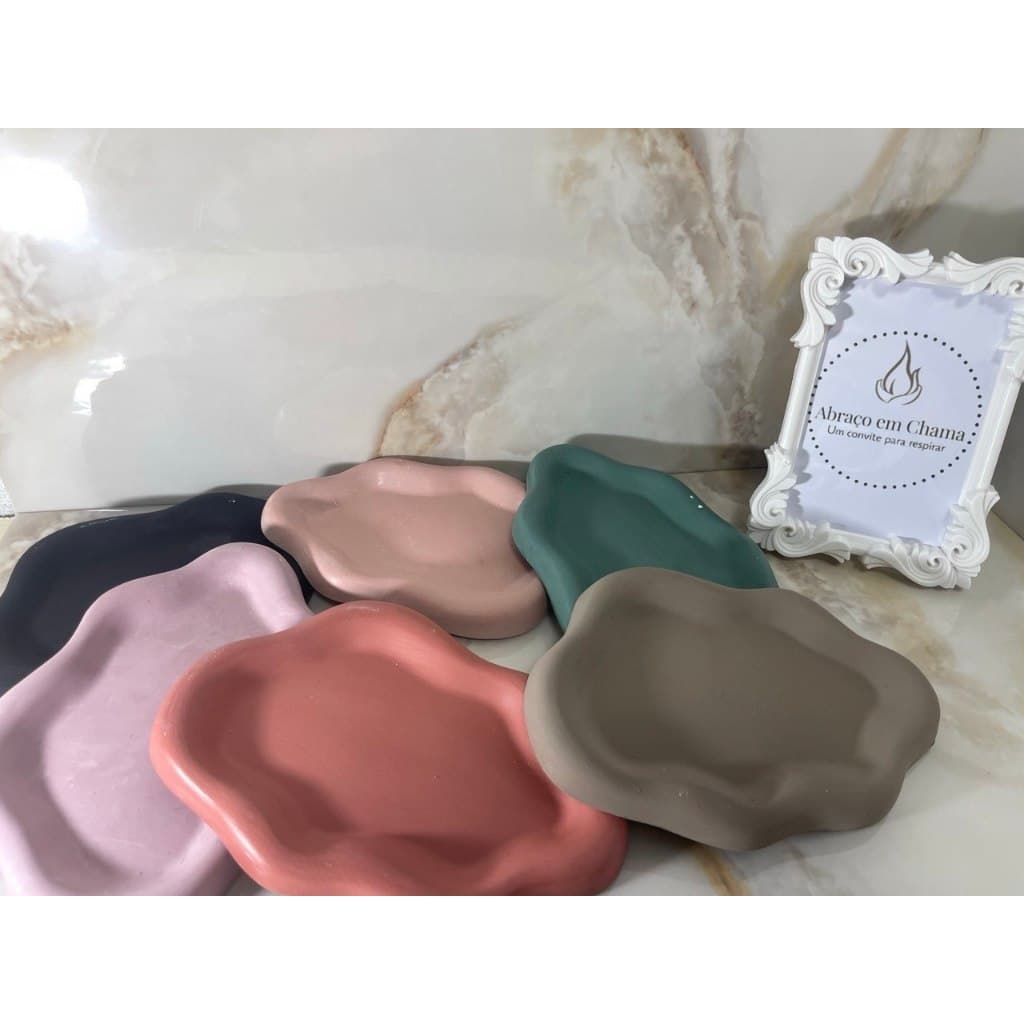 1 Bandeja Decorativa Nuvem Porta Perfume, Porta joia Bijuteria, Porta Chaves