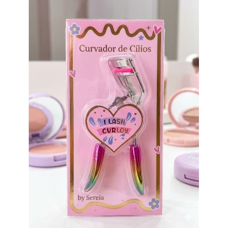 Curvador De Cílios Profissional Nitesco Curvex Metal Com Almofada De Silicone Efeito Cílios De Boneca