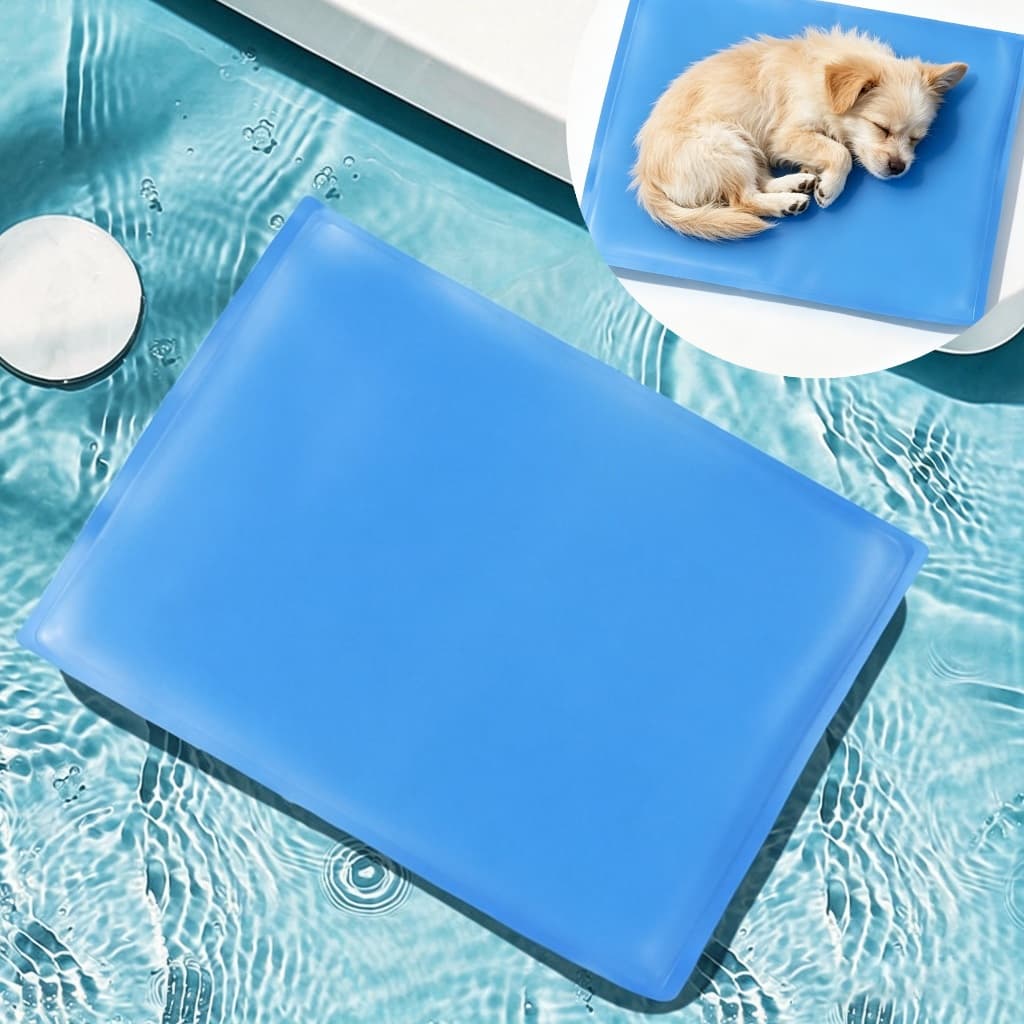 Tapete Gelado Refrescante Para Pet Cachorro Gato Cão Grande 50x90cm/50x65cm Durável