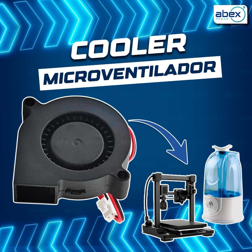 Cooler Ventilador Exaustor Umidificador G-TECH Ventisol Multilaser 12 Volts 127v 220v Impressora 3D