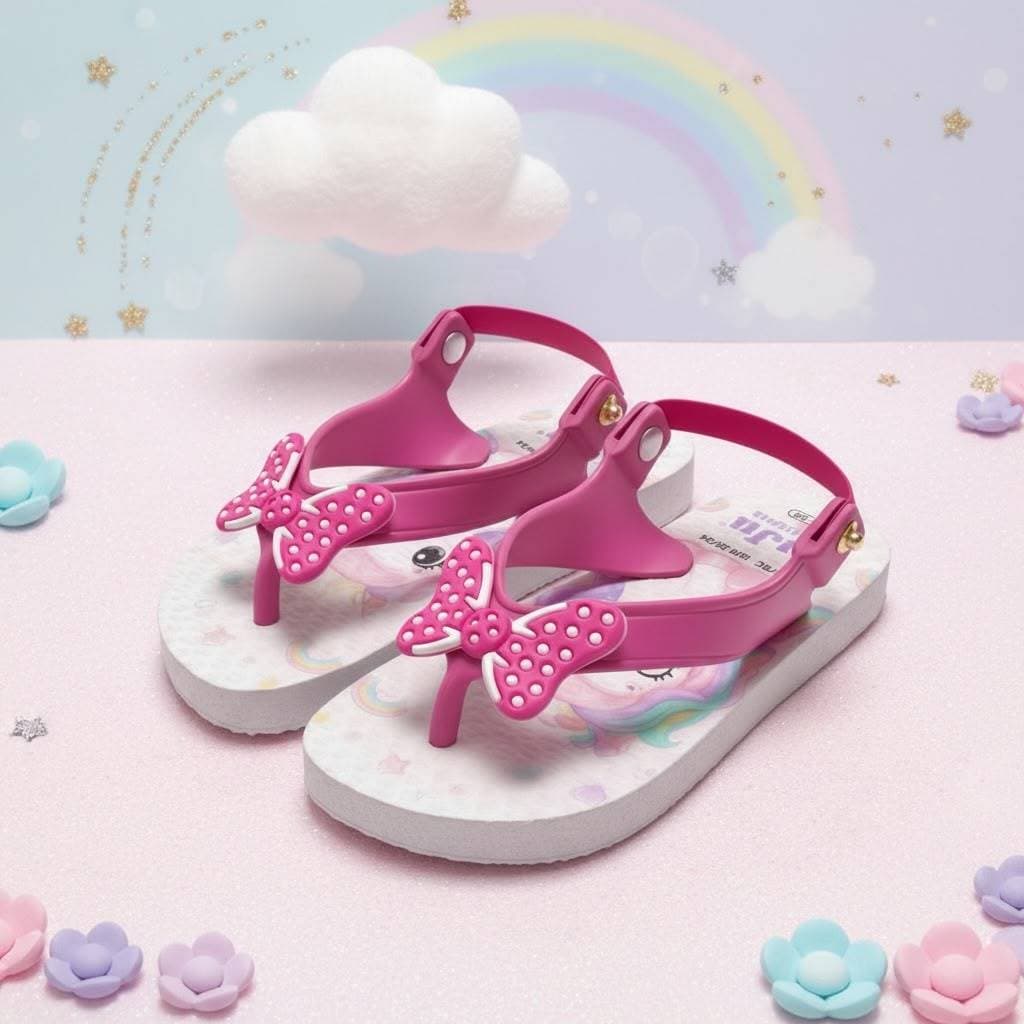 Chinelo com elástico bebê menina sandália verão infantil Juju Shoes