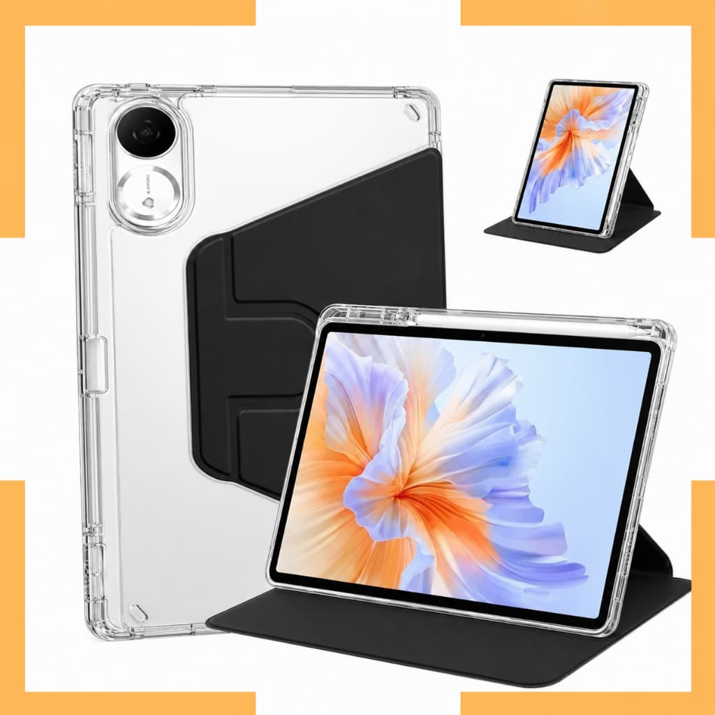Capa Acrlico Com Rotação 720 Magnetica para Xiaomi Redmi Pad 2 11pol Capa Acrílica à Prova de Choque
