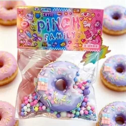 Brinquedo Taba Squishy De apertar Anti-Stress donuts