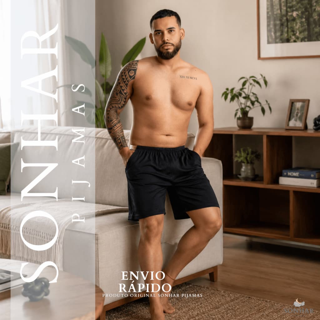 Cueca Samba Canção Masculina em malha Leve e confortável Macio Adulto