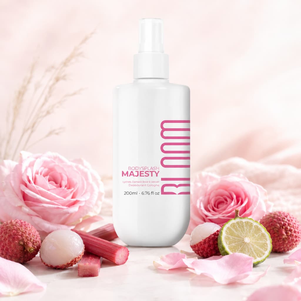 BLOOM - Body Splash Majesty  - Licha, Rosa Turca e Cedro 200mL