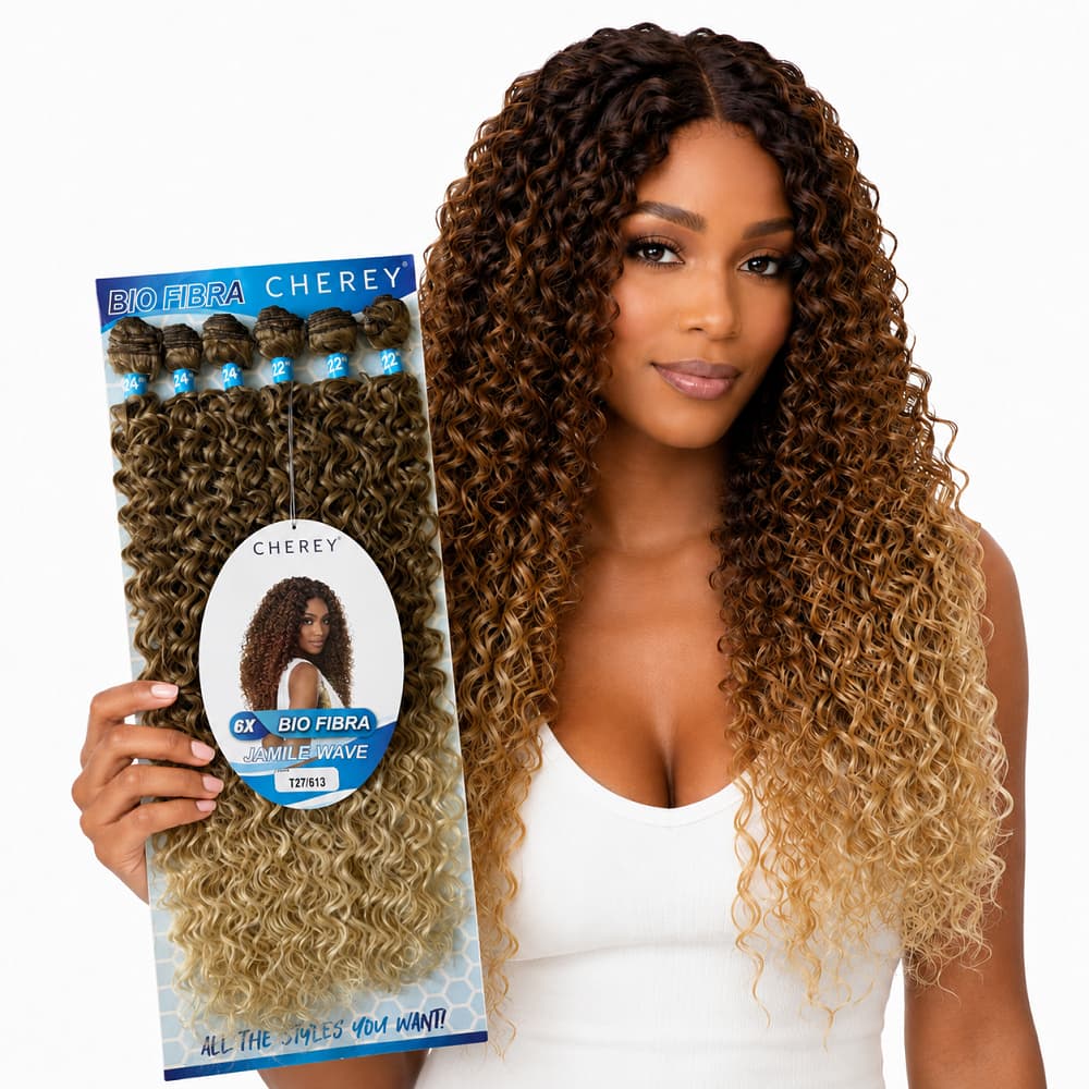 Cabelo Fibra Bio Orgânica Jamile 300g 65cm Cherey