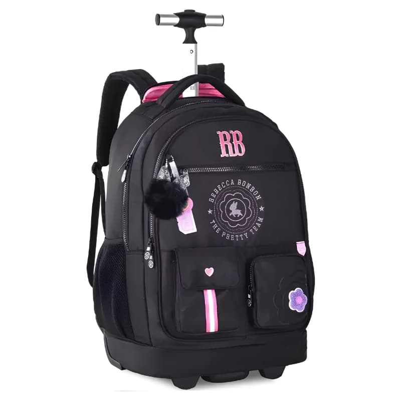 Mochila Carrinho G Rebecca Bonbon Feminina Escolar | Original | RB | Resistente