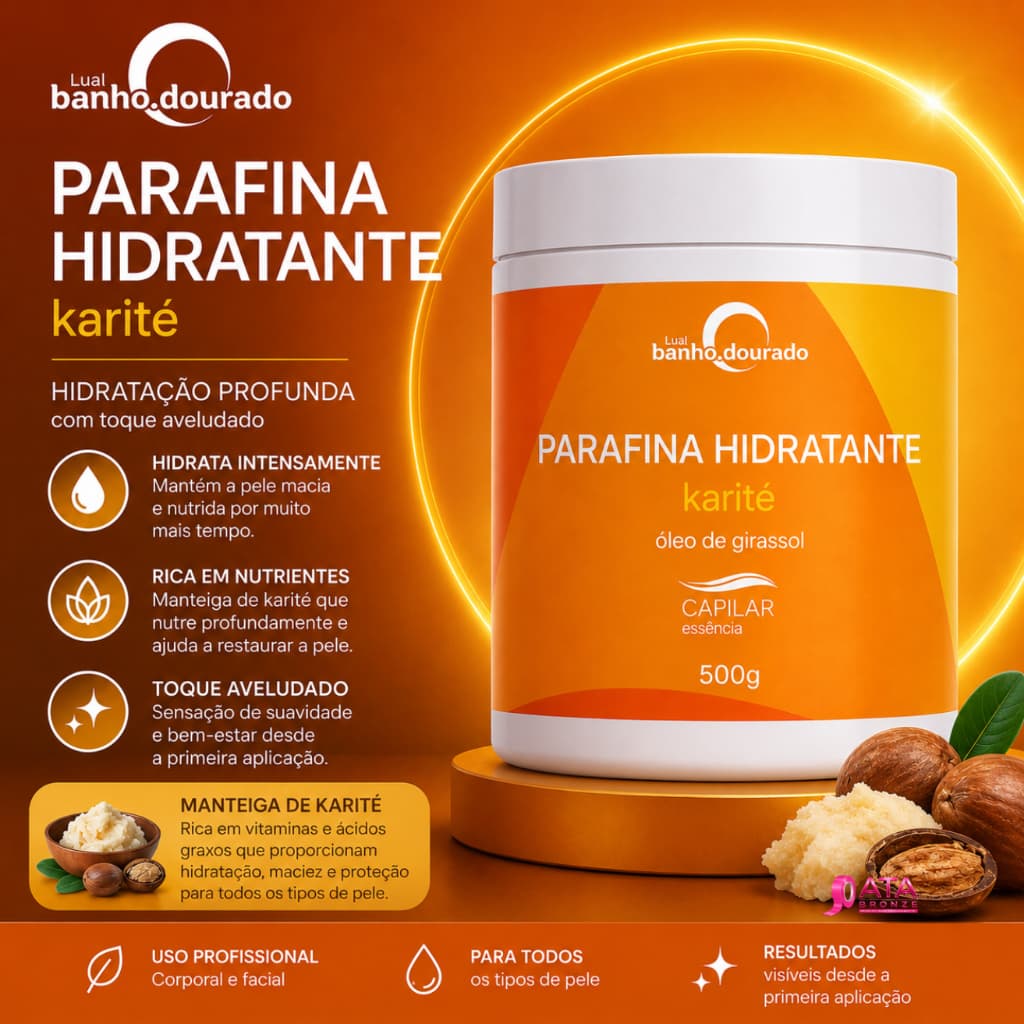 PARAFINA HIDRATANTE KARITÉ 500g