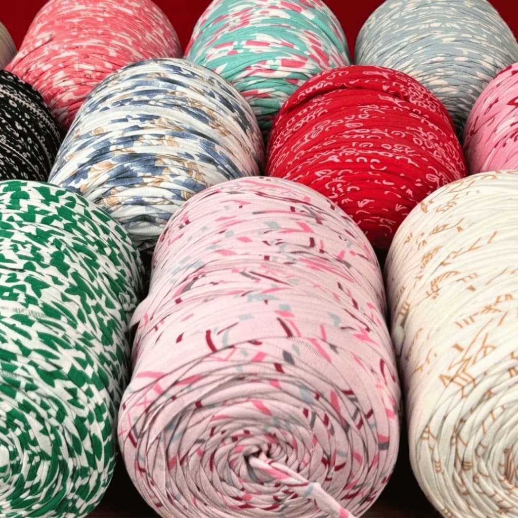 Fio de Malha Residual - Estampado Sortido Por Quilo Para Tapete Artesanato - Envio rápido