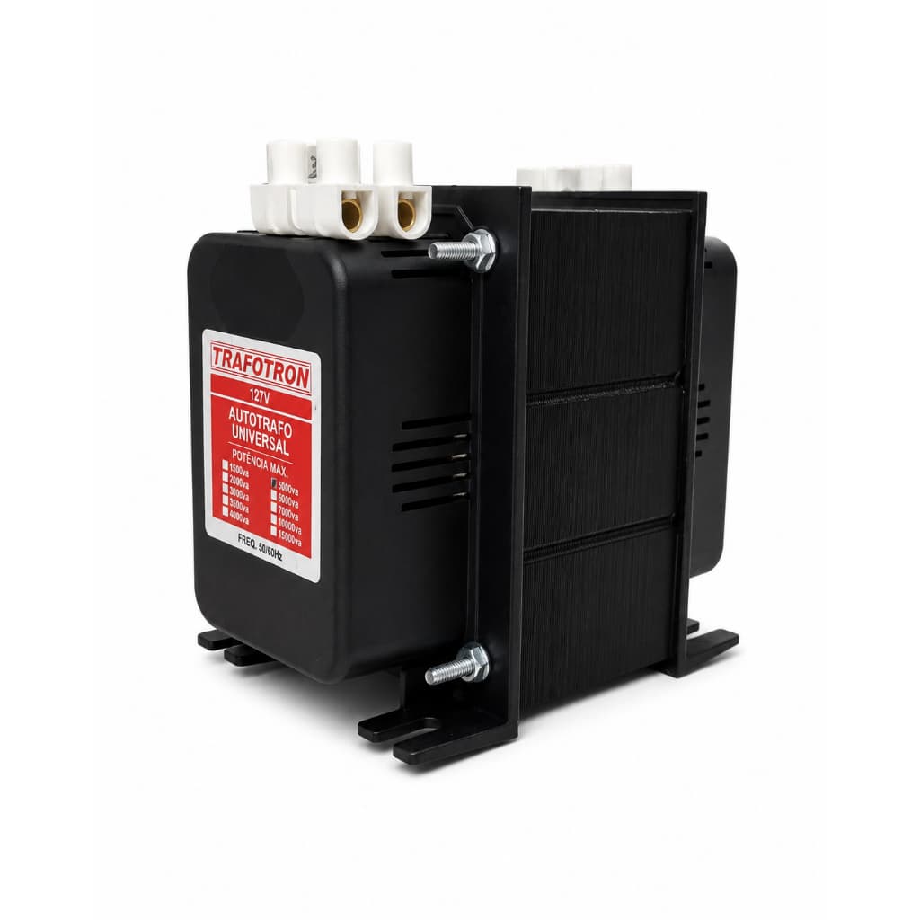 Autotransformador 5000VA Borne 127V/220V Trafotron Universal