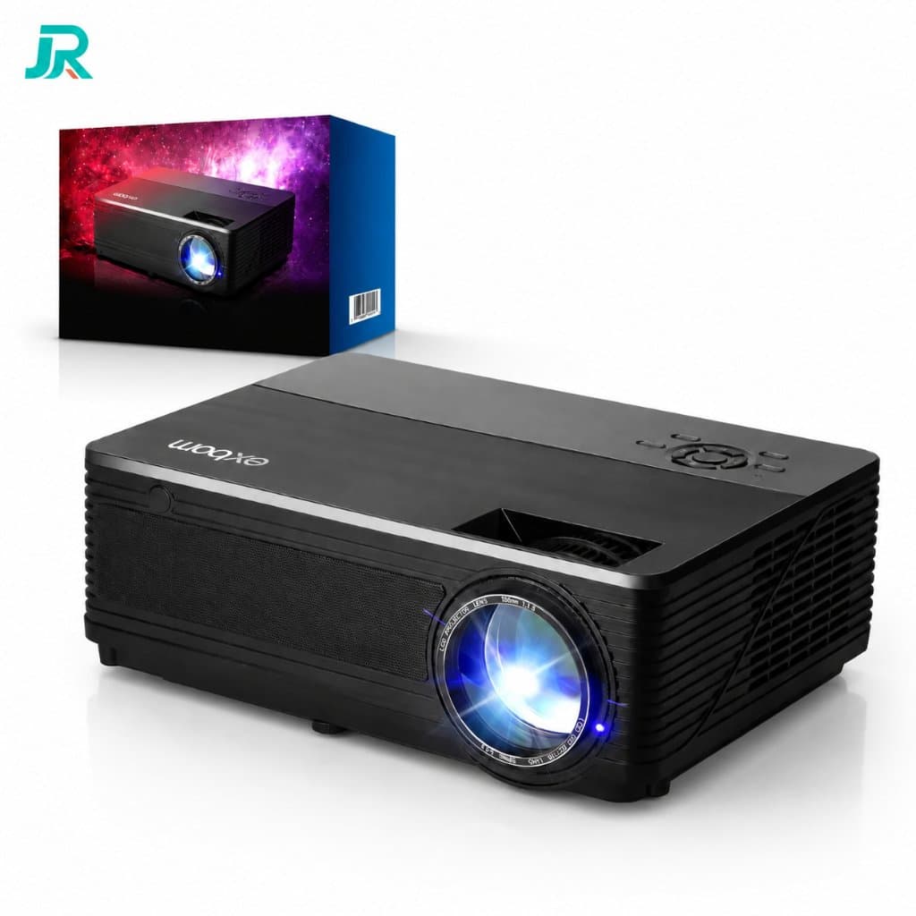 Projetor LED Exbom PJ-V220 Multimídia 2800 Lumens HDMI USB VGA AV Auxiliar Cinema em Casa