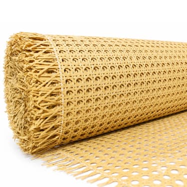 Palha Palhinha Indiana Sextavada Algodão Natural 80cm de Largura Cappuccino/chocolate