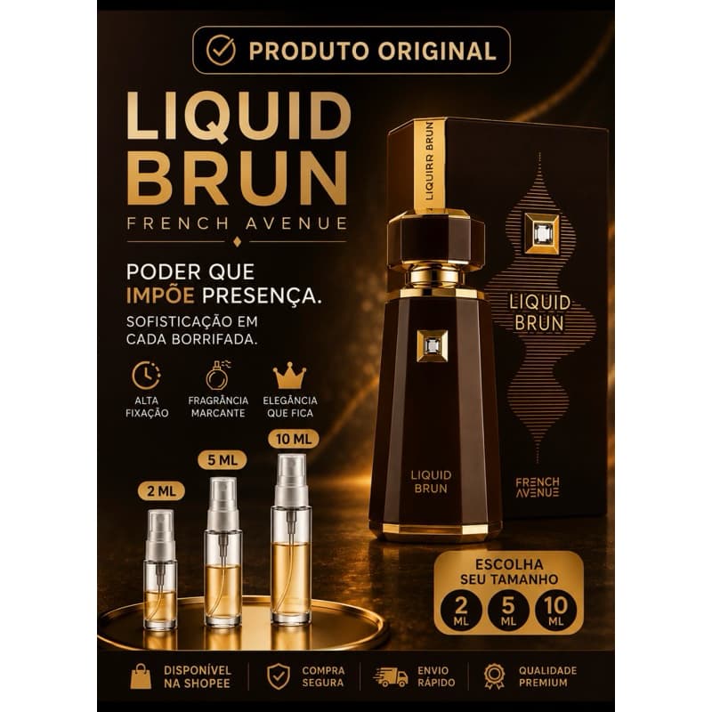 Perfume Árabe Liquid Brun French Avenue EDP