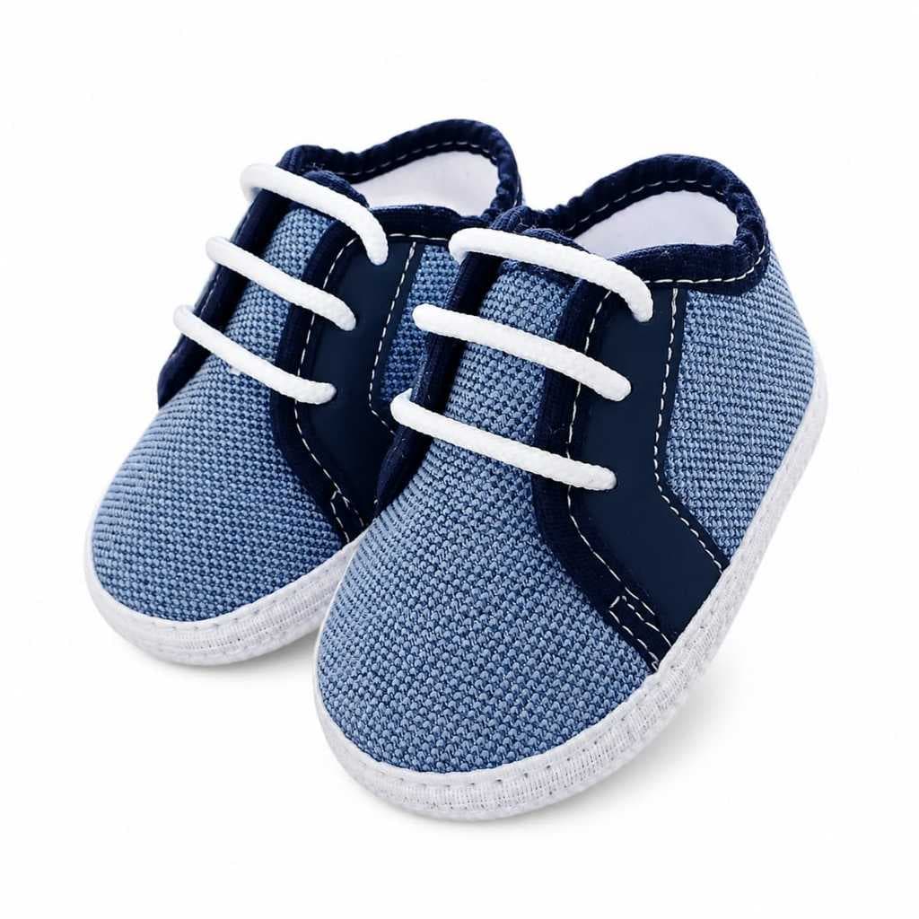 Tênis de Bebê Masculino Fácil de Calçar Para Menino Solado Antiderrapante 13 ao 18