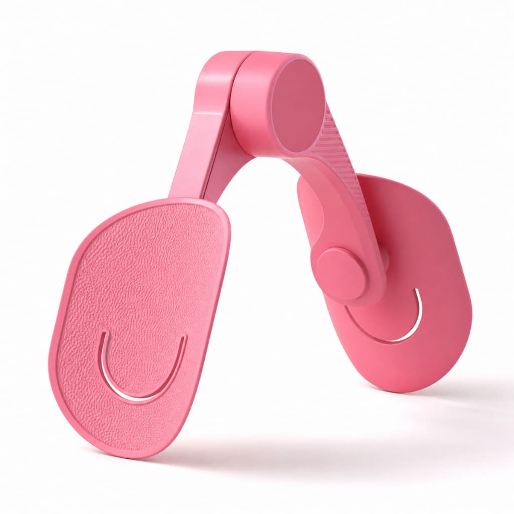 Aparelho Exercitador Muscular Feminino 20 Libras Treinamento de Coxas e Glúteos Modelador Corporal Rosa