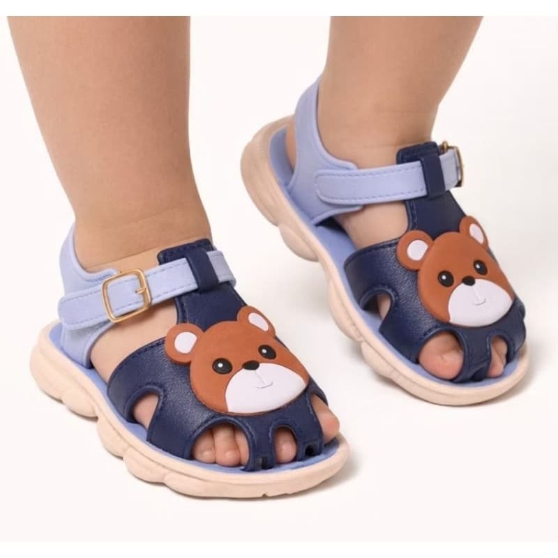 SANDÁLIA Baby menina e menino urso e coelhinha