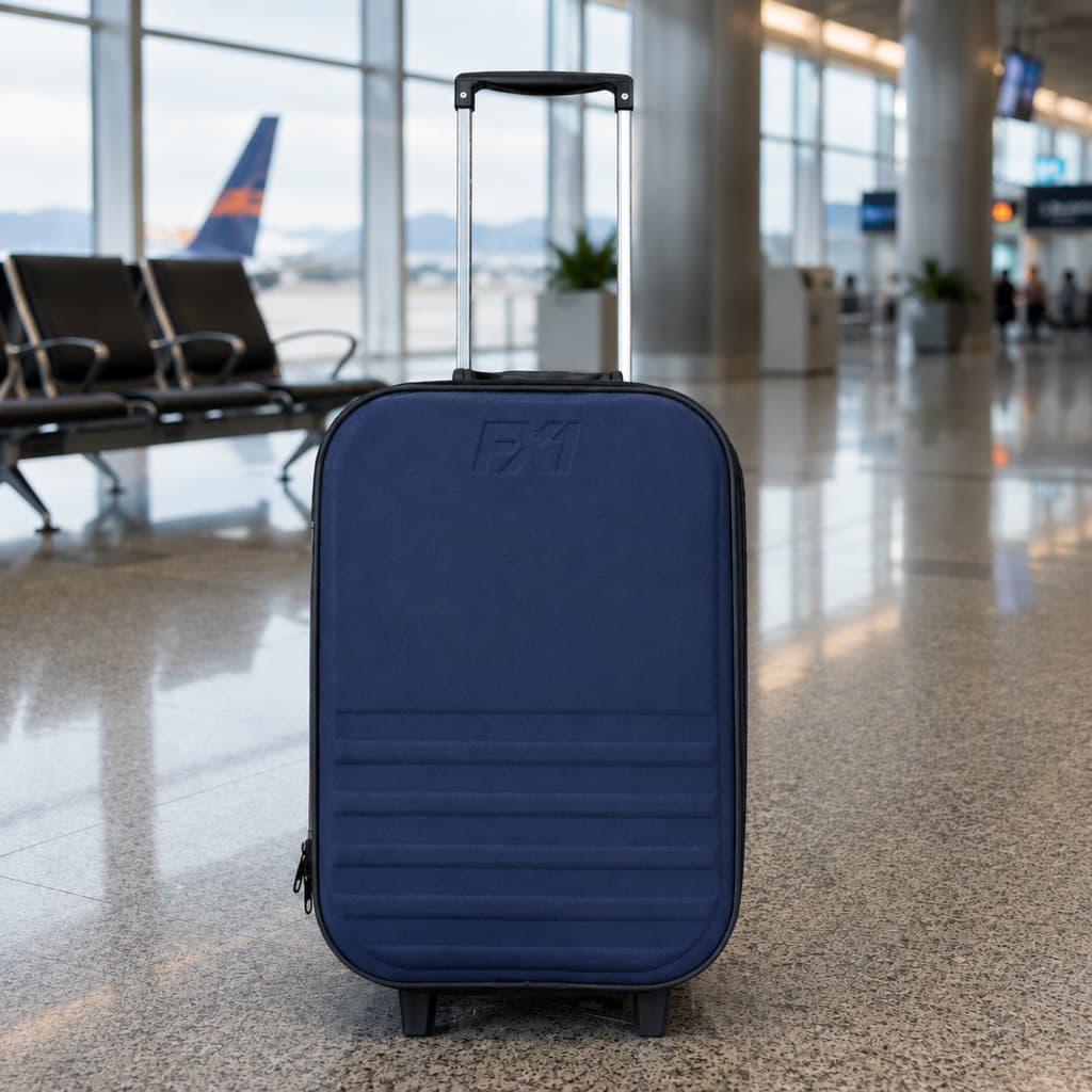Mala De Viagem De Bordo 10 kg Com Rodinhas - Medidas ANAC - 55 x 35 x 23