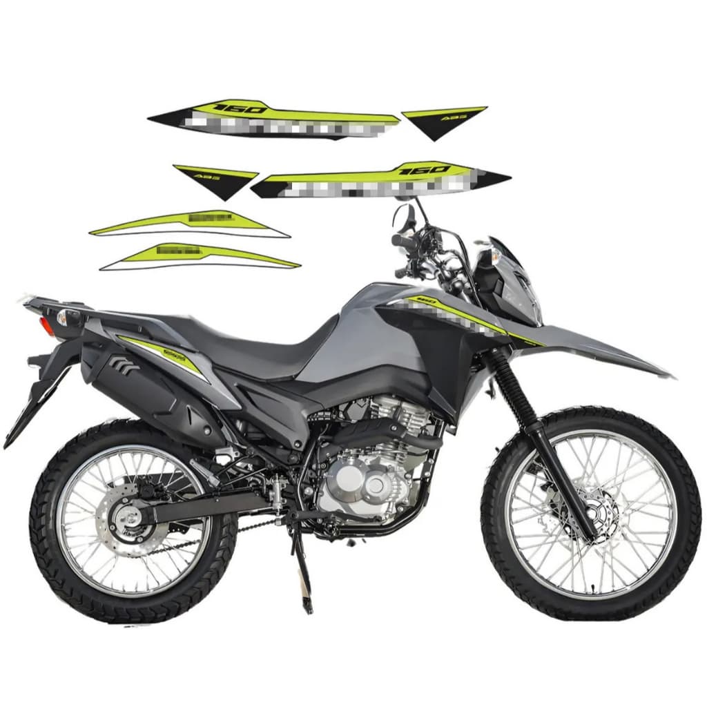 Adesivo Vinil Kit Faixa Grafismo M02 Moto Bros 160 2025