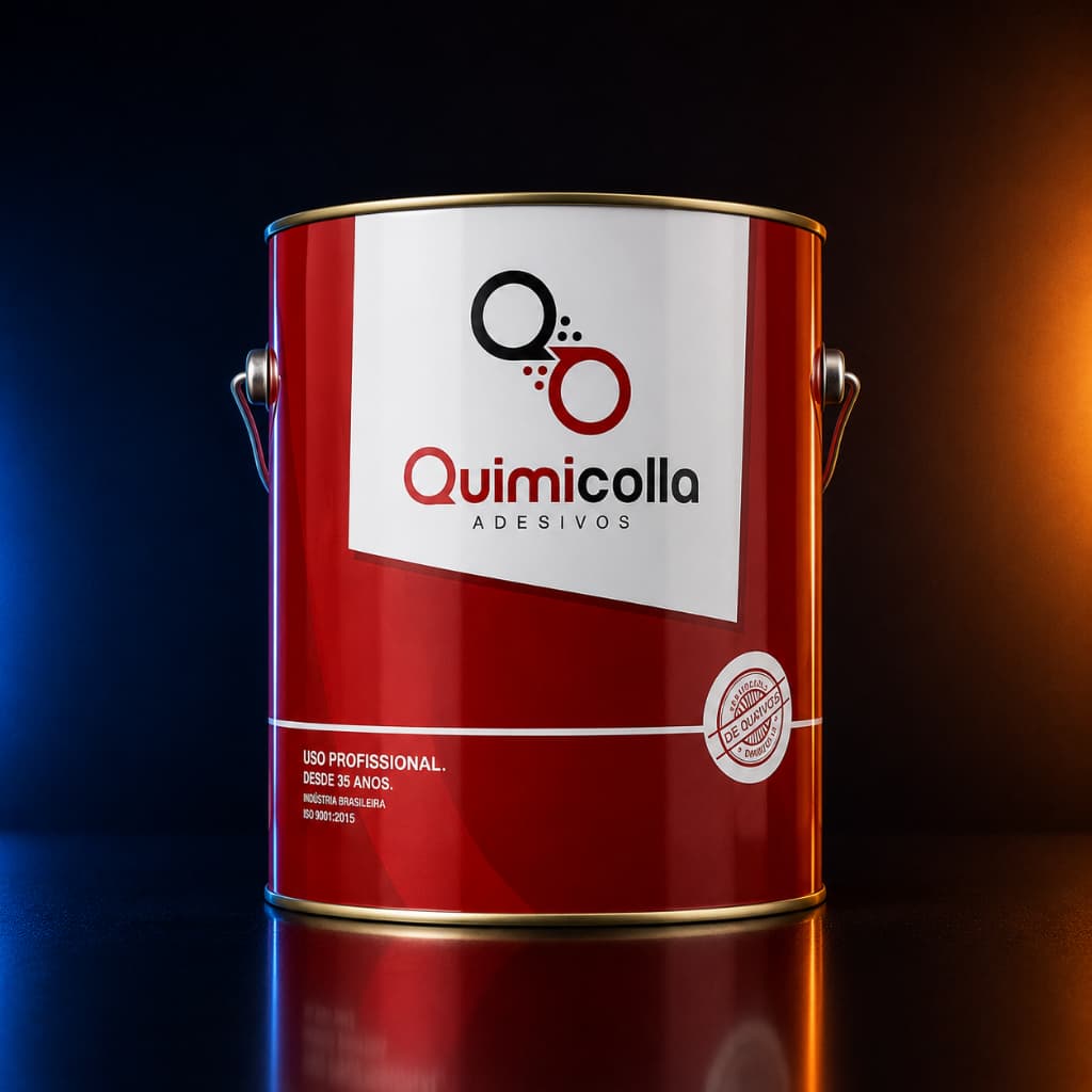 Cola  Quimi Forte Quimicolla 2.800kg - Cola de Contato para Sapateiro e Grama Sintética Marceneiro- Cola para Mdf -