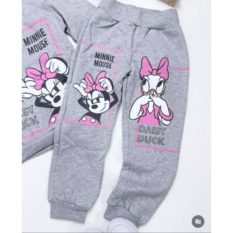conjunto moletom infantil menina conjunto mínie lantejoulas