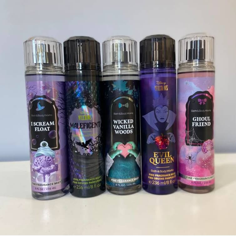 BODY SPLASH LINHA VILLAINS HALLOWEEN 236ml - BATH AND BODY WORKS