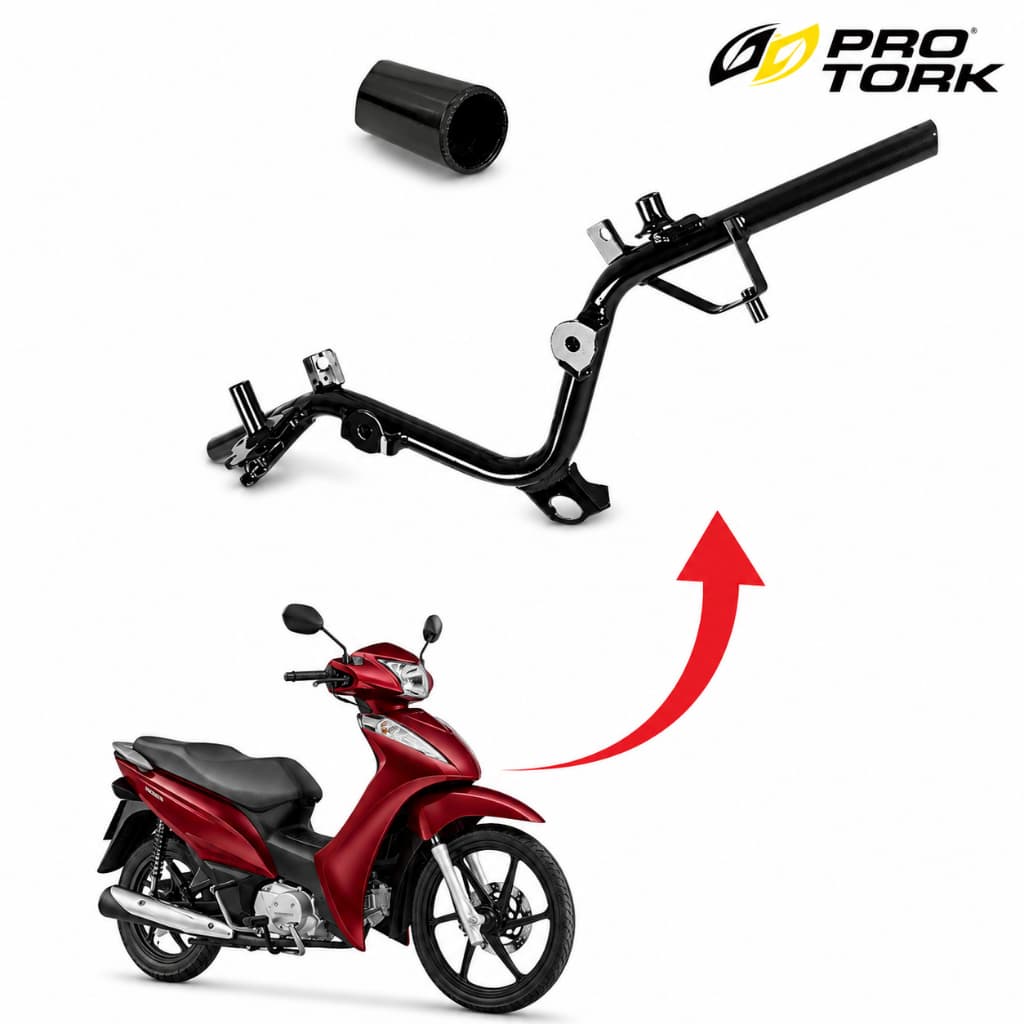 Guidão Guidon Modelo Original Pretod Biz 125 Ks Es 2005 A 2010 Original Pro Tork