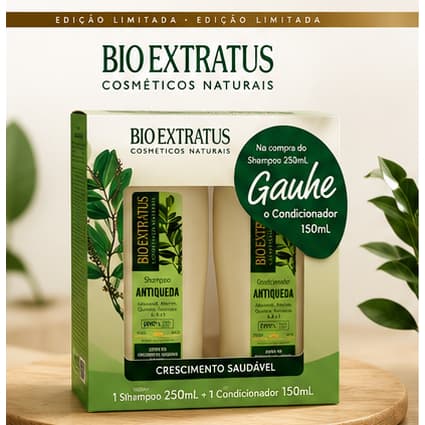 Bio Extratus Jaborandi Antiqueda Shampoo 250ml Condicionador 150ml Crescimento Saudável Promopack Original
