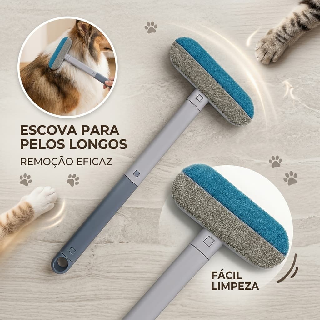 Escova Removedor de Pelos Cachorro e Gatos Multifuncional Roupas Remoção de Pó