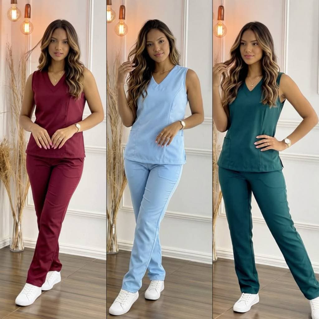 Conjunto Feminino Uniforme Elegante Alfaiataria Cavado