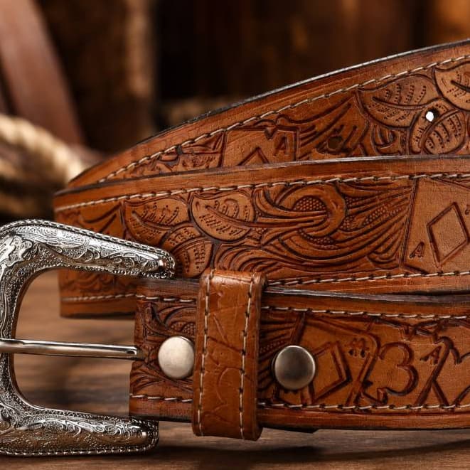 Cinto Country Masculino e Feminino Luxo Couro Premium de Alta Qualidade Fivela Alta Performace Tradicional