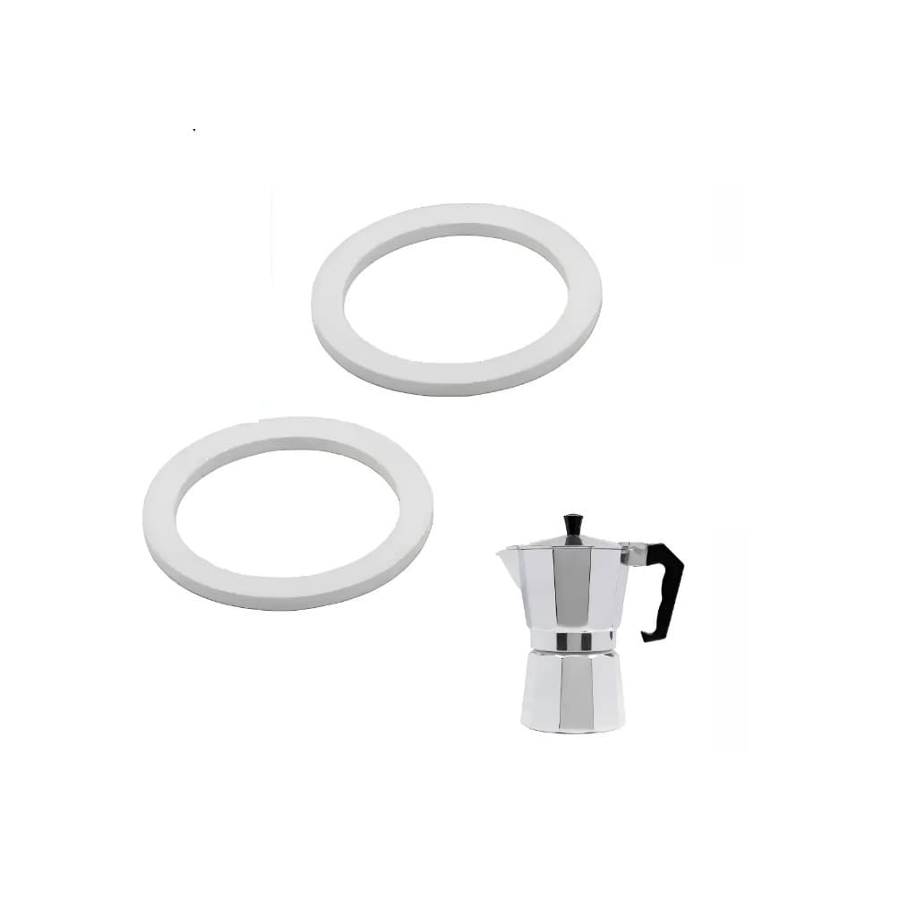 Kit 2 Borracha Anel De Vedação Cafeteira Italiana 12 Cafés