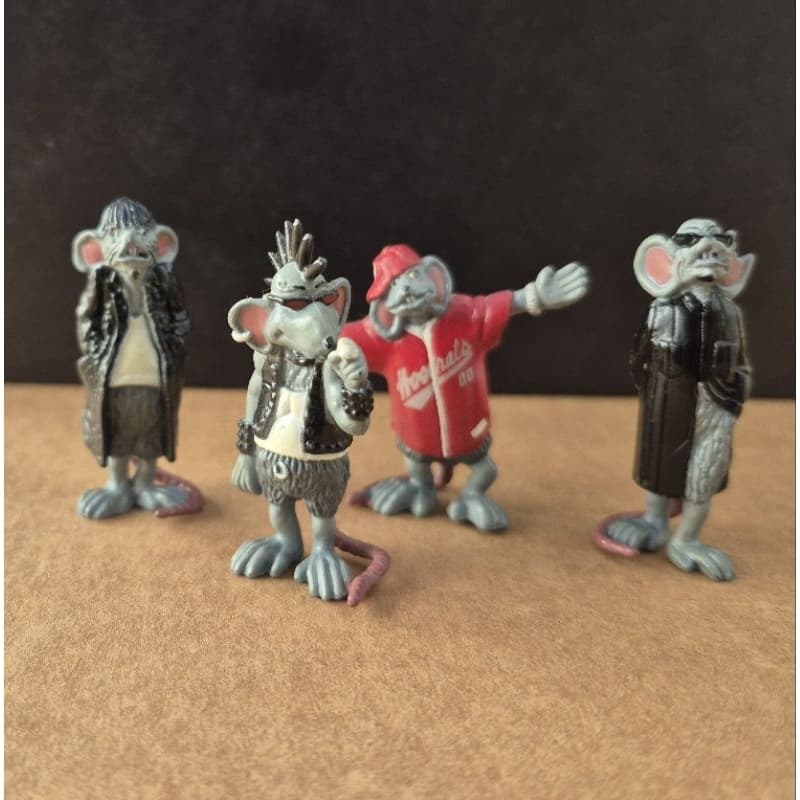 Homies Rats, 2001, 4 Bonecos Action Figure Originais, Importados EUA