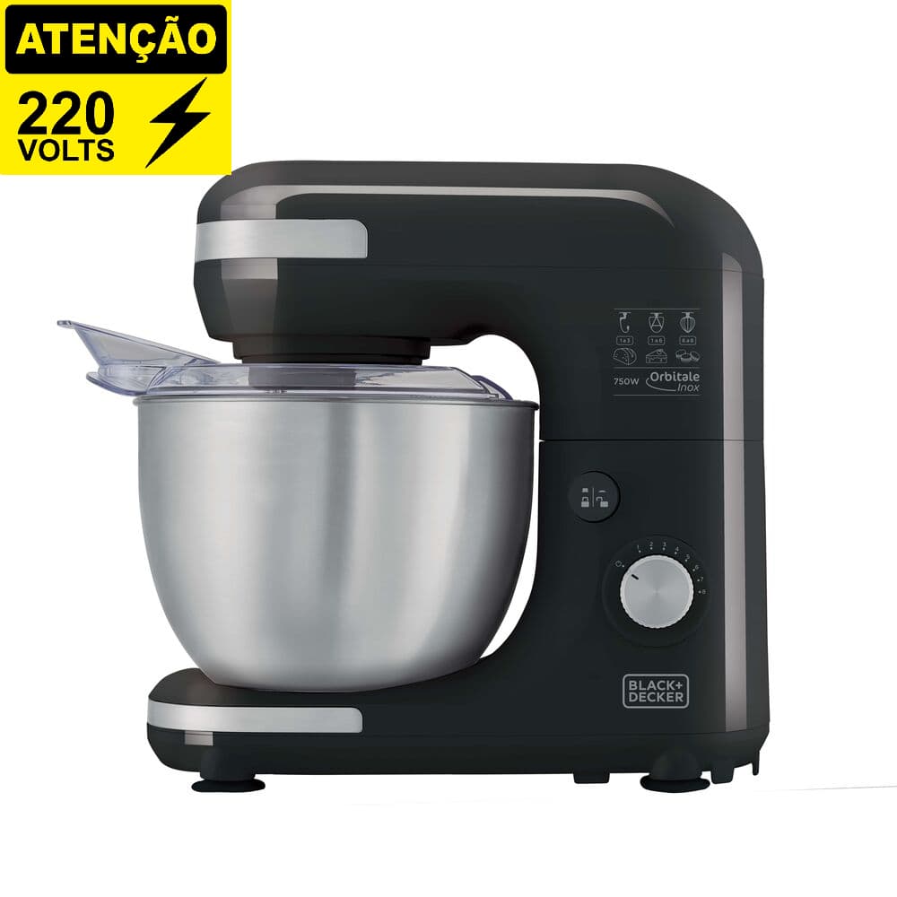 Batedeira Planetária Black+decker Plan2000 Preto 750w - 220v