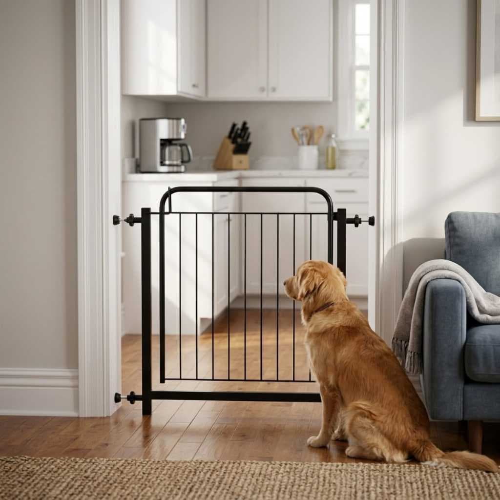 Grade Portão Pet Reforçado para Cachorro e Gato com Extensor