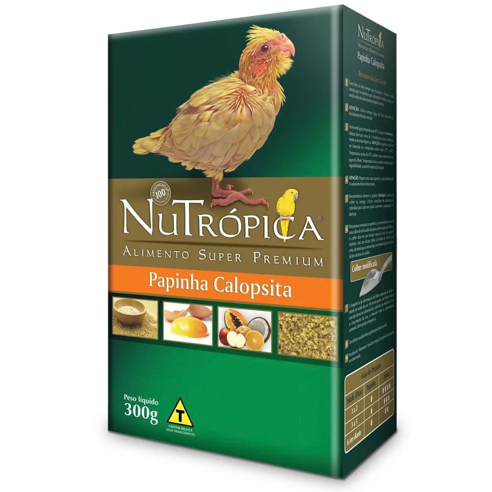 Ração Nutrópica Para Calopsita Papinha Papa Filhote 300g