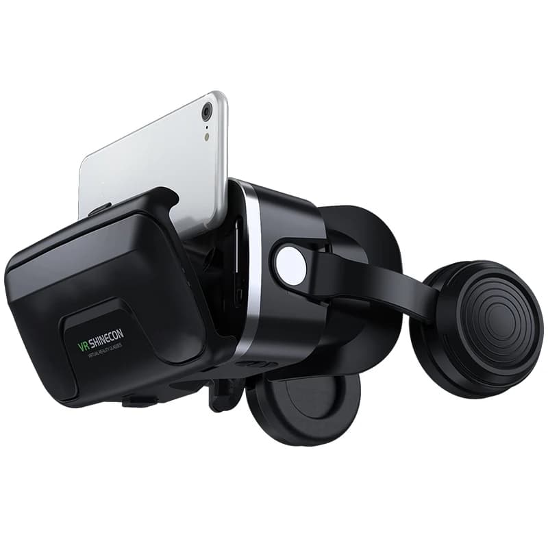 Óculos VR Shinecon 10.0 - Lentes de Alta Qualidade, Visão Clara, Alças Ajustáveis PRETO