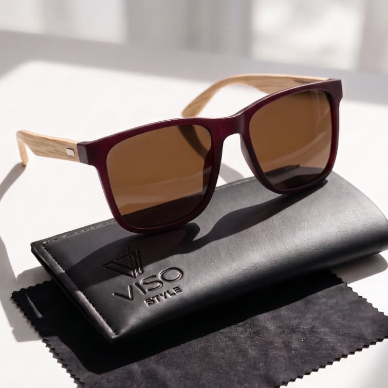 Óculos de Sol Quadrado Escuro Premium Classico Marrom Resistente Tendencia uv400 Masculino Feminino