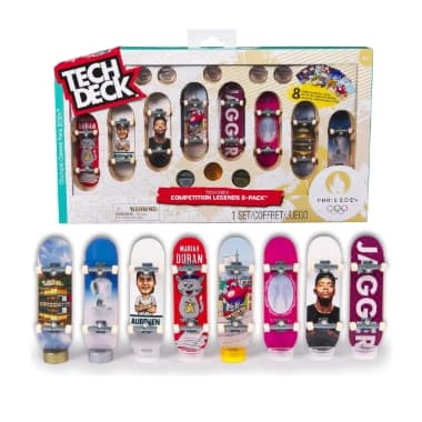 Skate De Dedo Pack 8 Tech Deck Olimpíadas Paris 2024 - Sunny