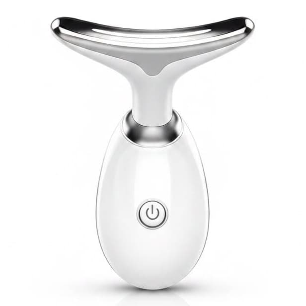 Massageador Facial Golfinho com LED Fototerapia Rejuvenescedor Anti-Idade com Cores Circulação Sangu