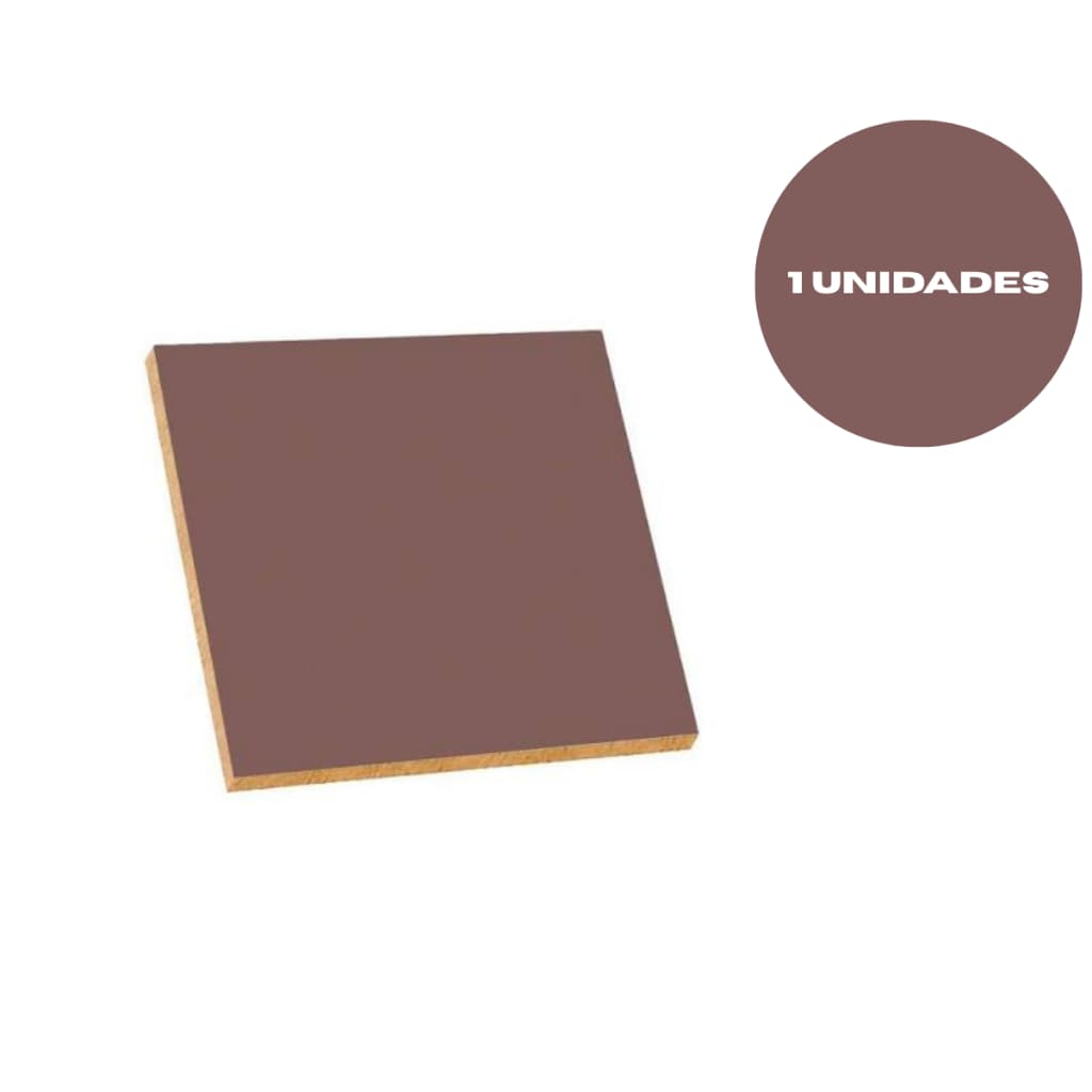 Chapa Rosa 110 x 40 MDF 15mm com Bordas Fitadas Placa para Prateleira, Tampo de Mesa e Painel