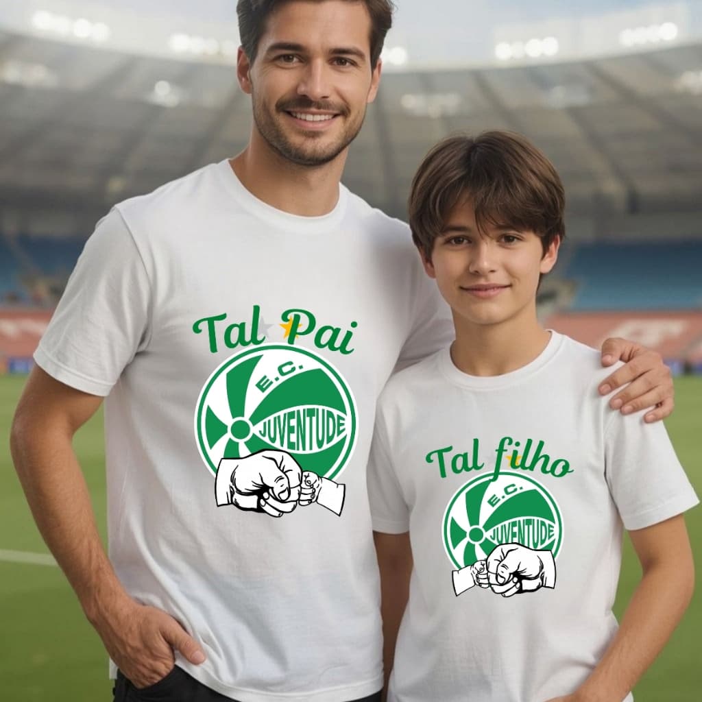 Camiseta T-shirt Tal Pai Tal Filho Juventude \ Camisa Dia Dos Pais Juve