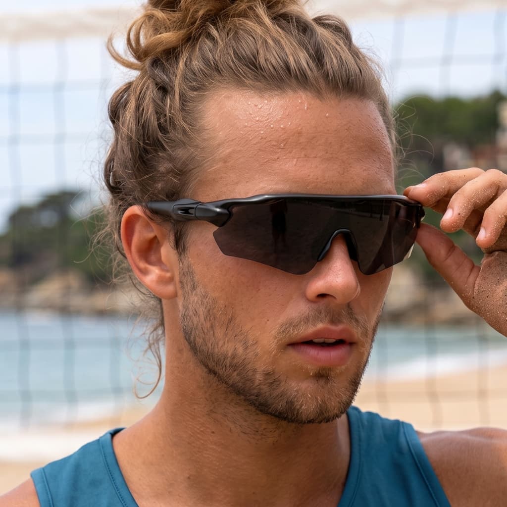 Óculos de Sol Esportivo Escuro Premium Polarizado Classico Beach Tennis uv400 Masculino Feminino