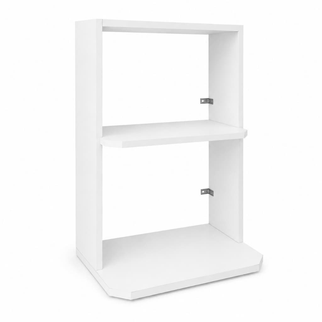 Prateleira Suporte Micro ondas Forno Air Fryer Suspenso Armário Parede Cozinha Branco Resistente Completo