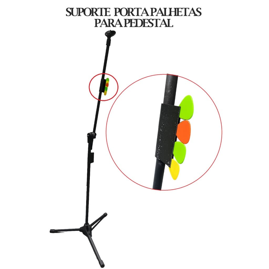 Porta Palhetas Para Pedestal De Microfone